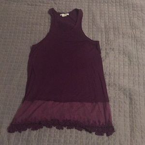 Purple tank top